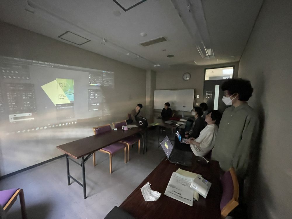 制作発表会の様子